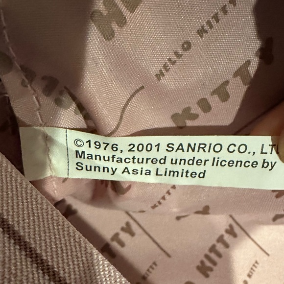 VTG RARE 2001 NAVY HELLO KITTY SANRIO HARD SHELL TRAVEL BAG SUITCASE LUGGAGE 15” - Picture 9 of 15